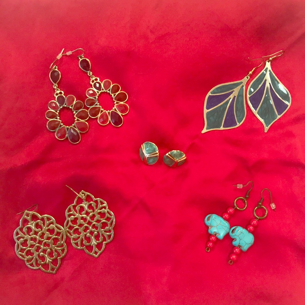 CLOSET CLEAROUT ⚡️ Statement Earring Bundle